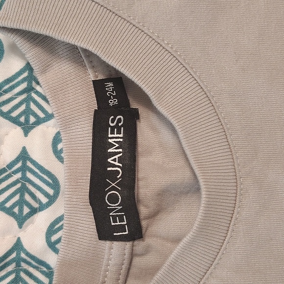 Lenox James Mad Love For My Mama Tee Beige 18 24 Months - Picture 4 of 5